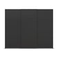 Modern and Premium Rauch Orange Plus Contido 3 Door Sliding Wardrobe in Black Colour