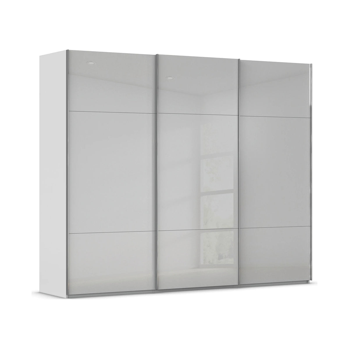 Rauch Contido Silk Grey 3 Door Sliding Wardrobe