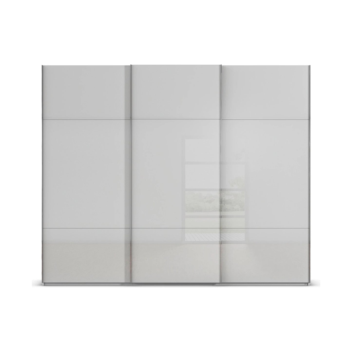 Rauch Contido Silk Grey 3 Door Sliding Wardrobe