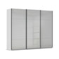 Rauch Contido Silk Grey 3 Door Sliding Wardrobe