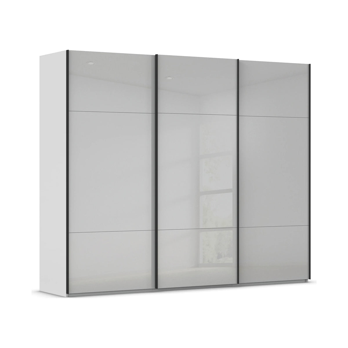 Rauch Contido Silk Grey 3 Door Sliding Wardrobe