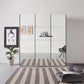 Rauch Prism Artisan Oak 3 Door Full Mirror Sliding Wardrobe - 203cm - Styled in a Bedroom