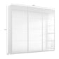Rauch Prism Graphite 3 Door Full Mirror Sliding Wardrobe - 203cm - Dimensions