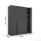 Kacey Pure 4 Door Wardrobe 