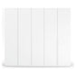 Kacey Pure 5 Door 251cm Wide Wardrobe 
