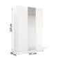 Frans 151cm Decor 3 Door Hinged Wardrobe