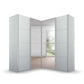 Rauch Lema Décor 4 Door Sliding Corner Wardrobe with Mirror