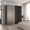 Rauch Ricco 4 Door Hinged Wardrobe With Glass Frame Door