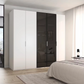 Rauch Ricco Alpine White 5 Door Hinged Wardrobe
