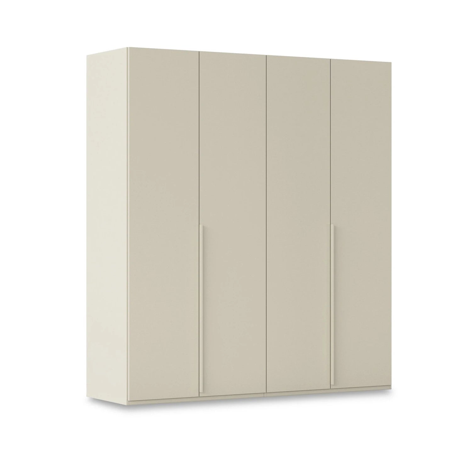 Rauch Heaven 4 Door Hinged Wardrobe with Décor Doors in Champagne