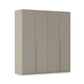 Rauch Heaven 4 Door Hinged Wardrobe with Décor Doors in Fango