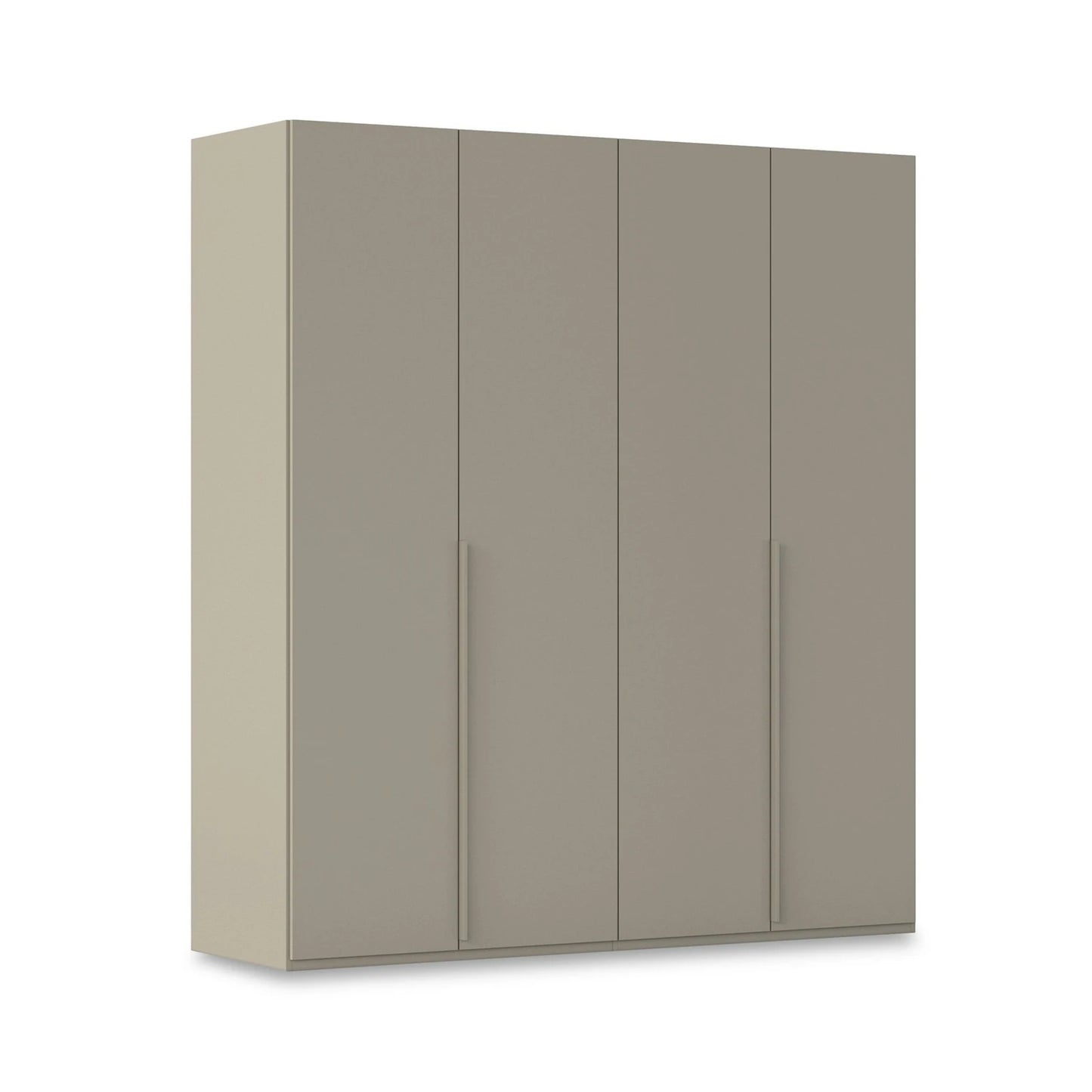 Rauch Heaven 4 Door Hinged Wardrobe with Décor Doors in Fango