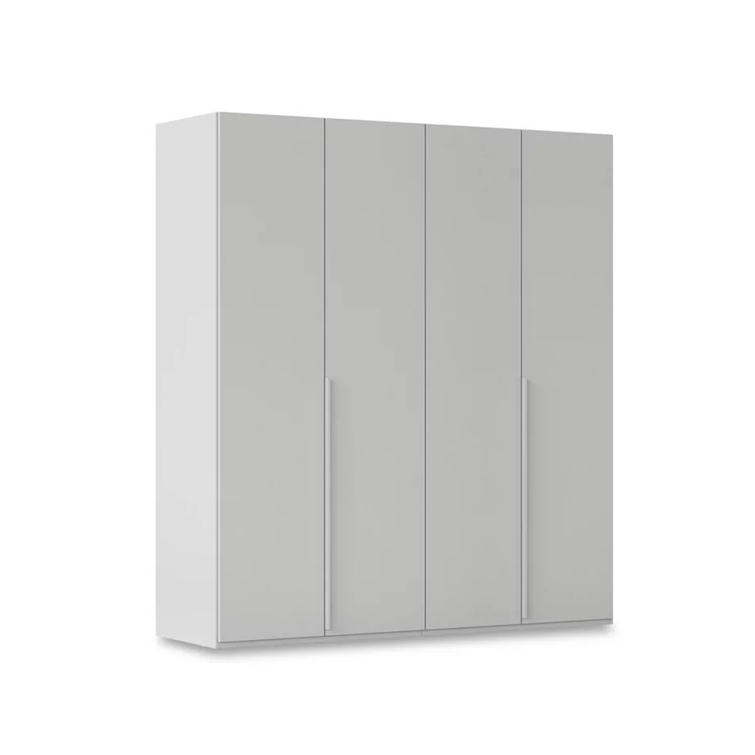 Rauch Heaven 4 Door Hinged Wardrobe with Décor Doors in Silk Grey