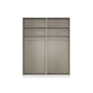 Rauch Haven 2 Door Slider Wardrobe with Glass Doors - Internal Compartment