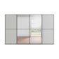 Very Large 4 Door Sliding Wardrobe with Mirror 320cm, 360cm or 400cm , Made in Germany 