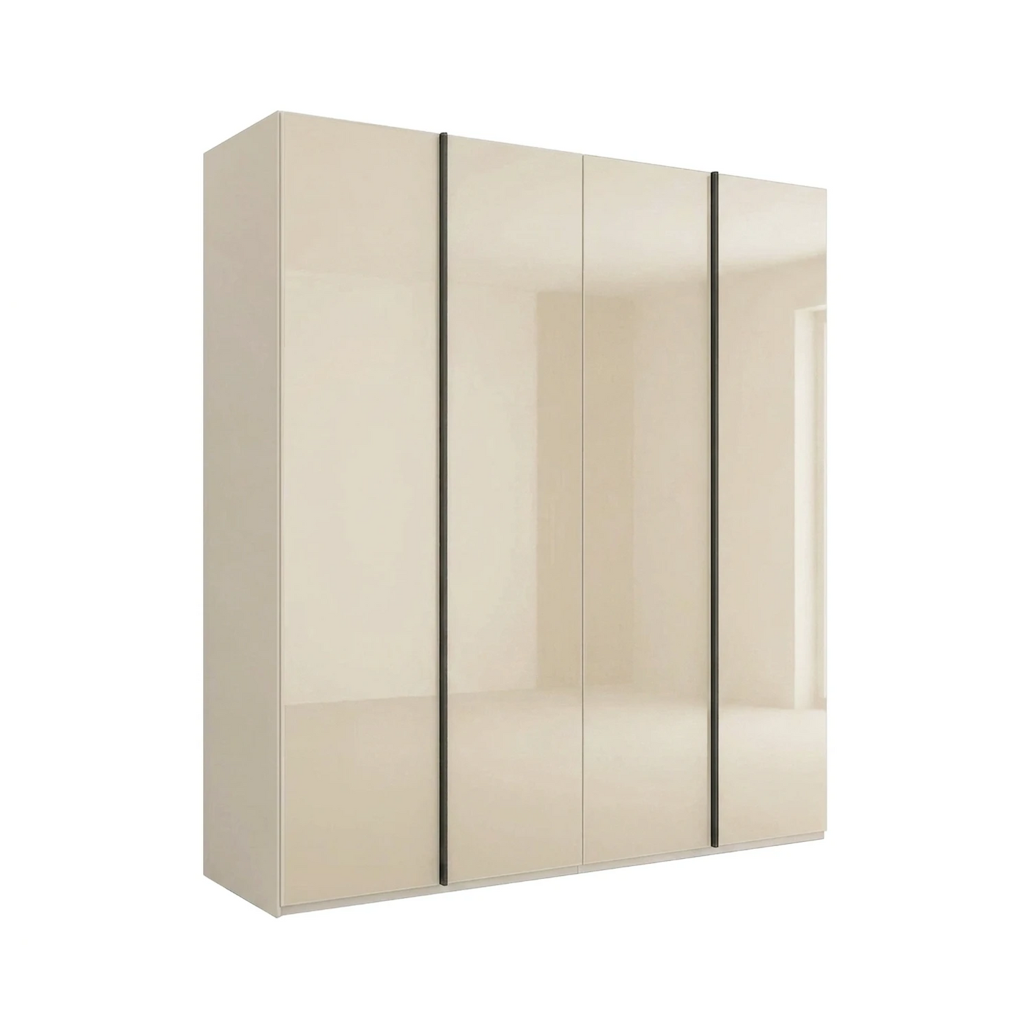 Champagne glass Symphony wardrobe by Rauch with soft close doors and contemporary design Width 201cm