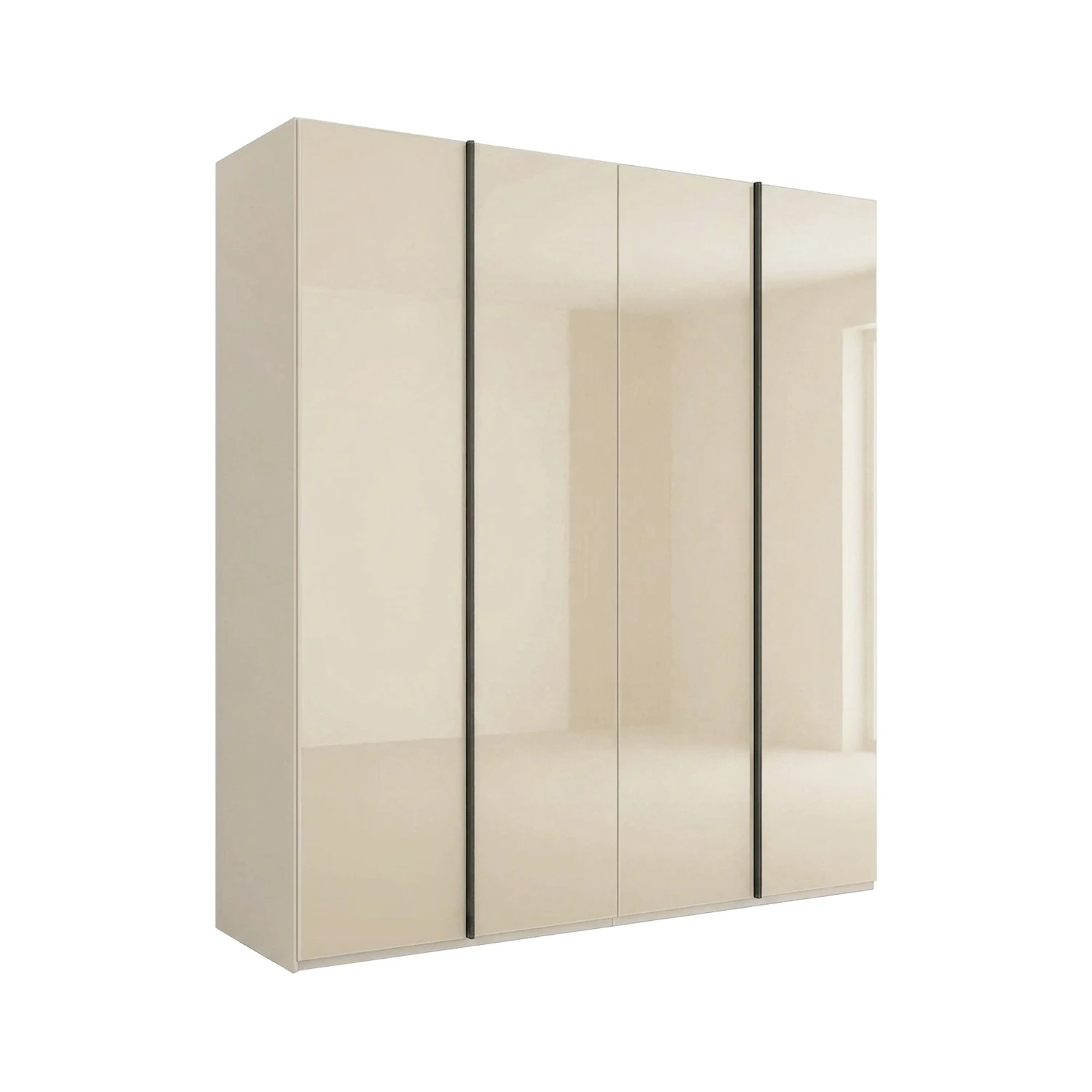Champagne glass Symphony wardrobe by Rauch with soft close doors and contemporary design Width 201cm