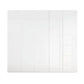 White glass Rauch Symphony 5 door wardrobe with full height handle profile and premium storage