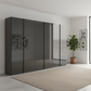 Rauch Symphony 301cm Glass 6 Door Wardrobe