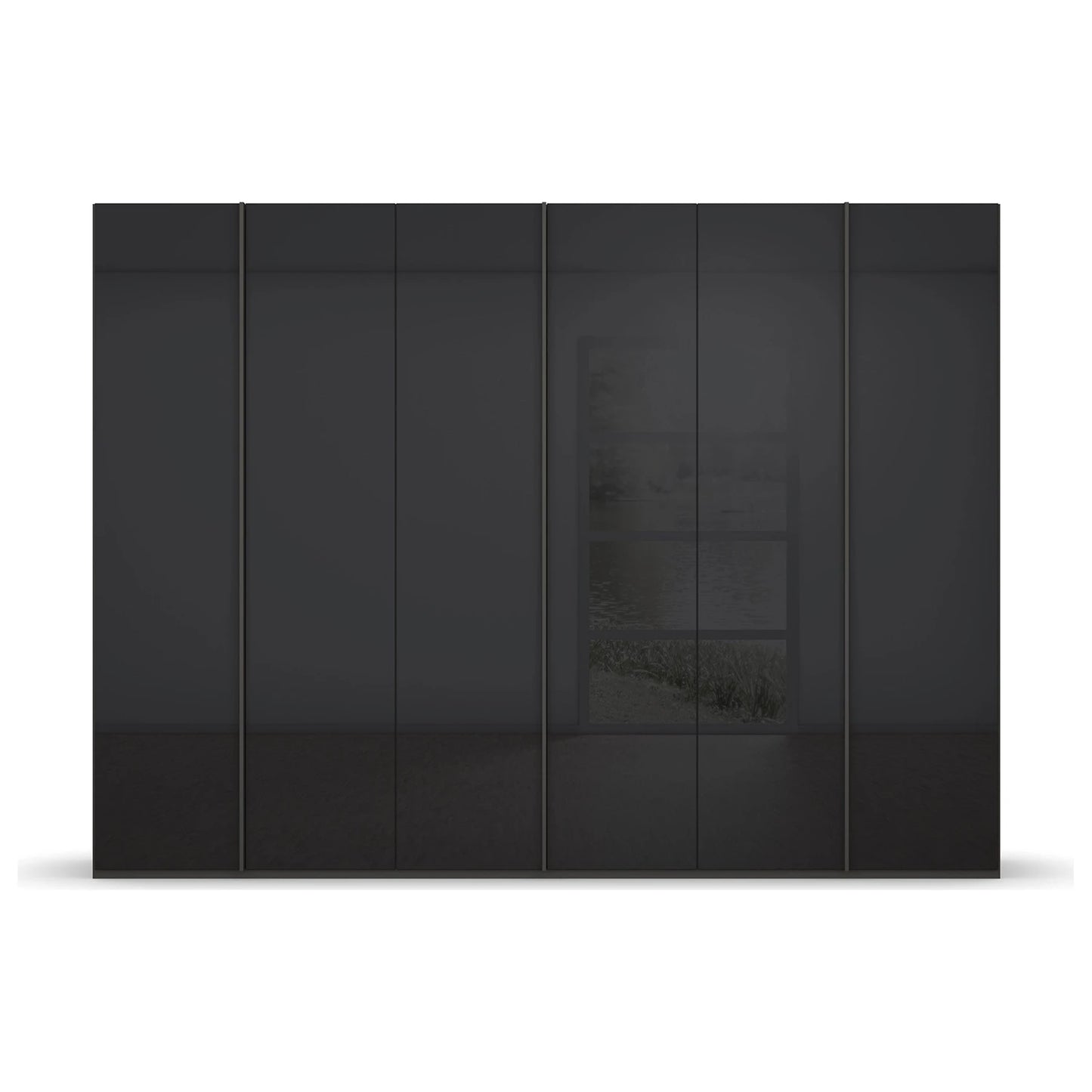 Rauch Symphony 301cm Glass 6 Door Wardrobe