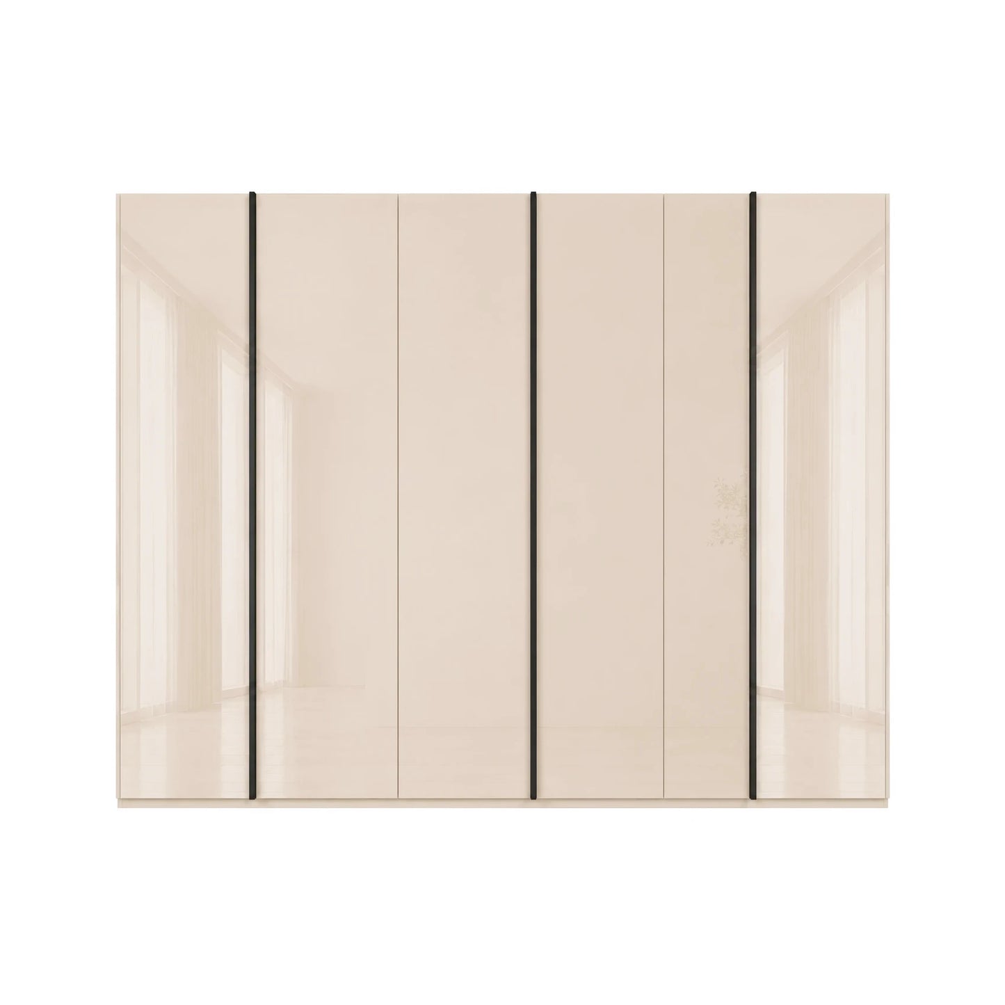 Rauch Symphony 301cm Glass 6 Door Wardrobe