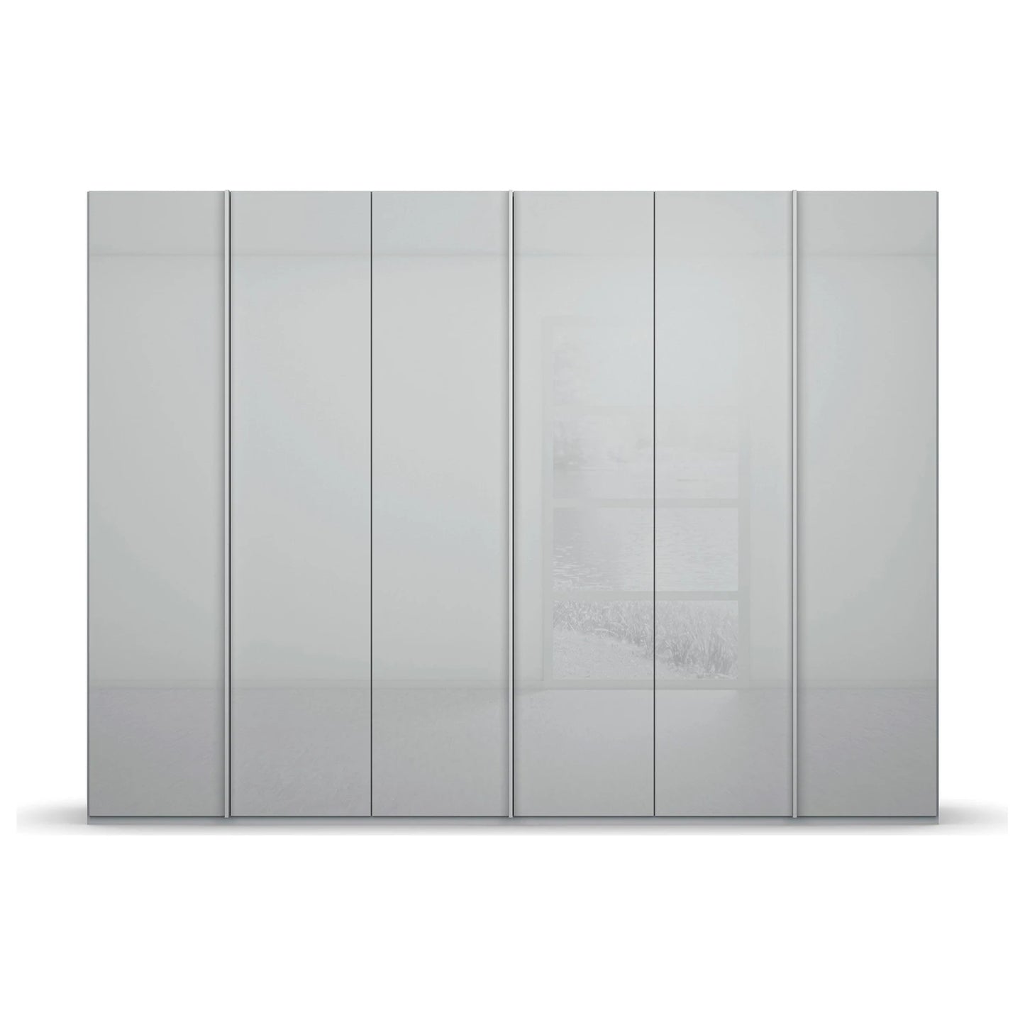 Rauch Symphony 301cm Glass 6 Door Wardrobe