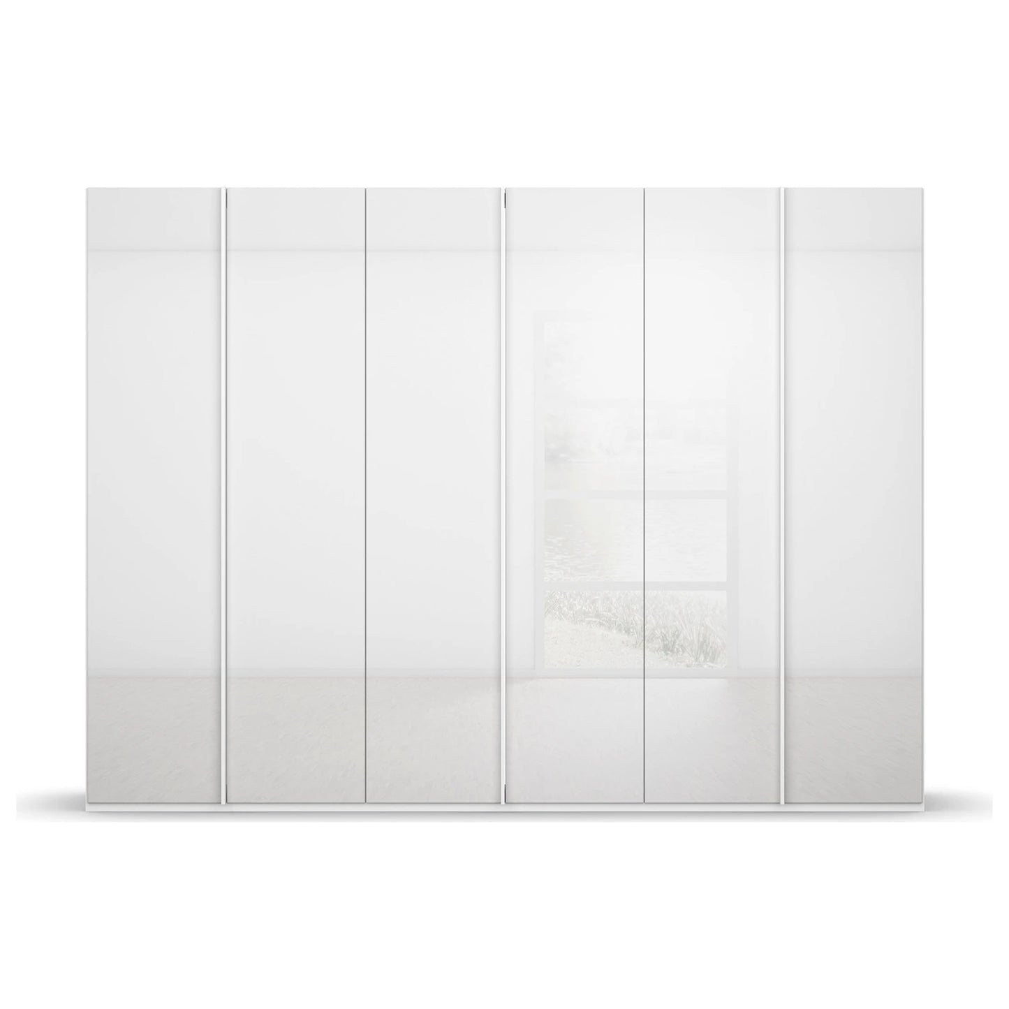 Rauch Symphony 301cm Glass 6 Door Wardrobe
