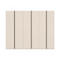 Rauch Symphony Metallic Grey 6 Door Hinged Wardrobe in Champagne colour with Large Metal Handles, available in 2 heights 223cm and 236cm   