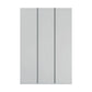 Rauch Symphony 3 Door wardrobe in Silk Grey with full panel doors and premium storage