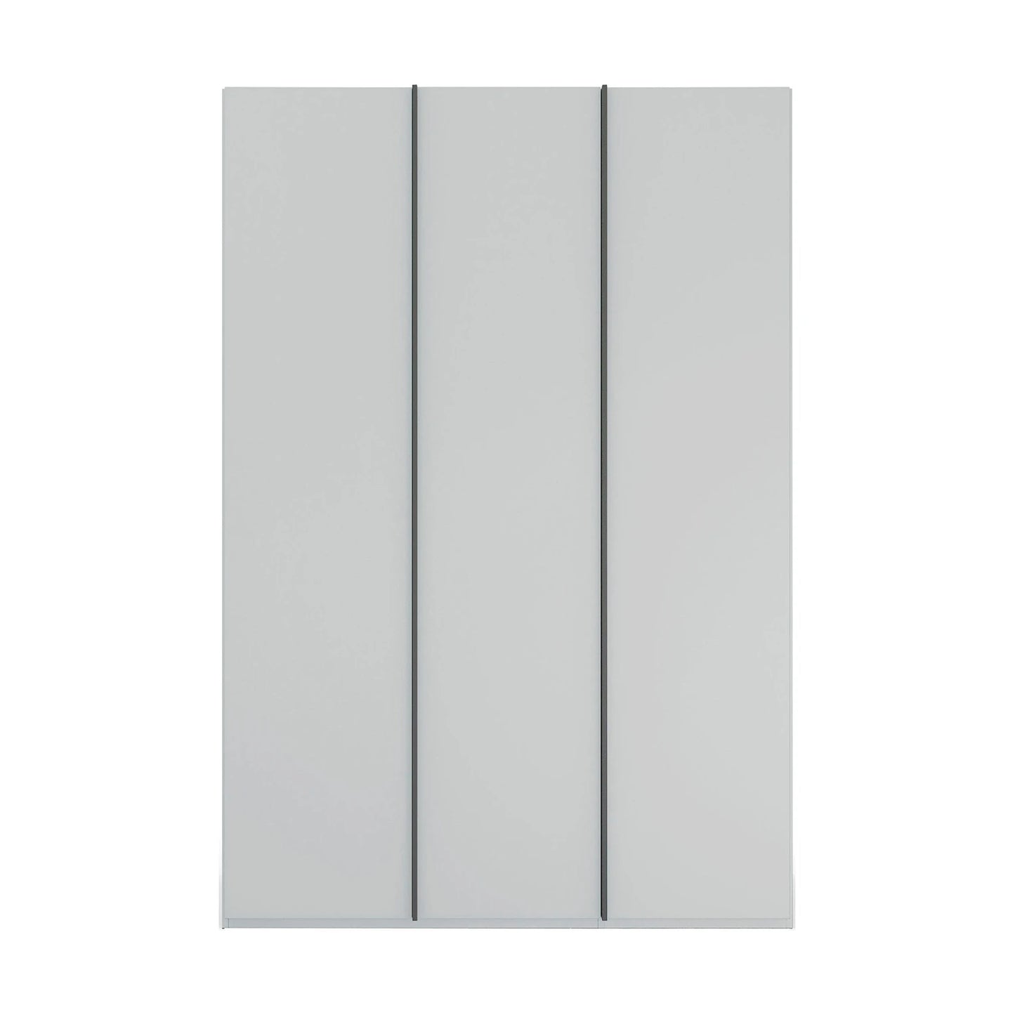 Rauch Symphony 3 Door wardrobe in Silk Grey with full panel doors and premium storage