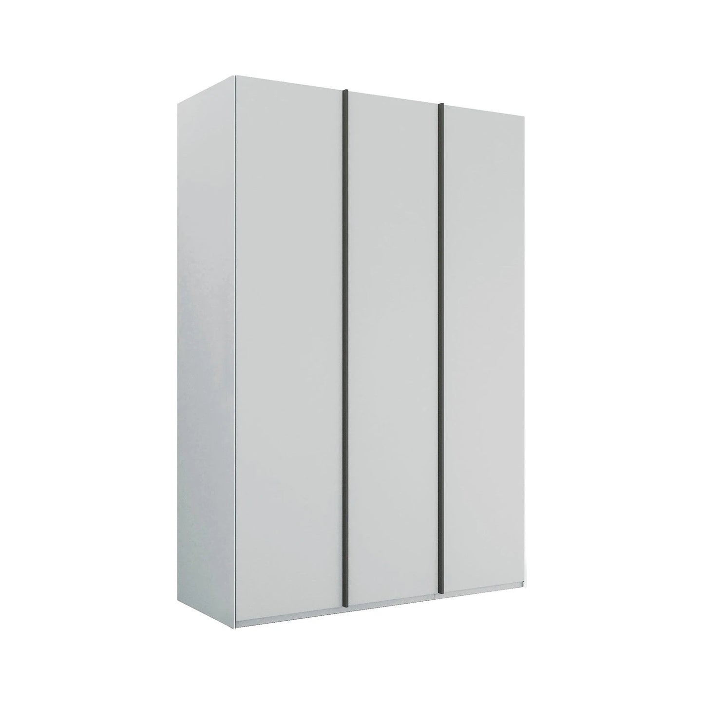 Silk Grey Rauch Symphony 3 Door wardrobe with full panel doors and premium storage
