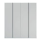 Rauch Skat Symphony Silk Grey 4 Door Hinged Wardrobe with Long graphite Metal Handles , Height 223cm or 235cm