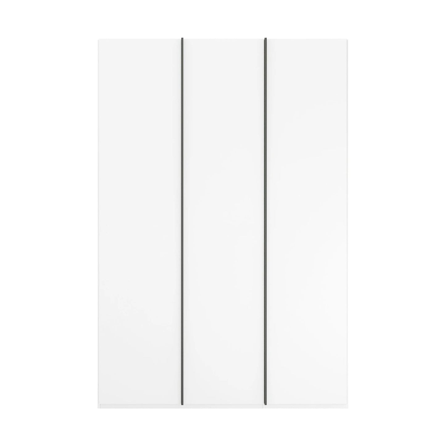 White Rauch Symphony 3 Door wardrobe with full panel doors and premium storage