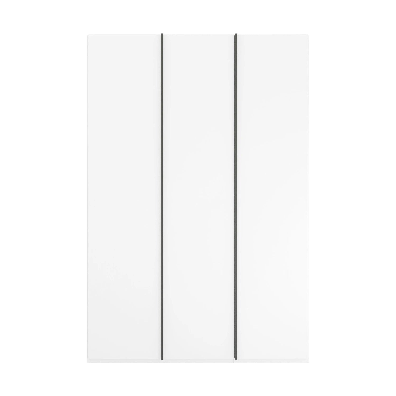 White Rauch Symphony 3 Door wardrobe with full panel doors and premium storage