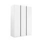 White Rauch Symphony wardrobe with full panel doors and premium storage