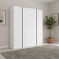 Shop the Rauch Symphony White 201cm 4 Door Wardrobe with graphite handles, free assembly and a 10-year warranty.