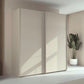 Rauch Taro 2 Door Sliding Wardrobe in Champagne finish modern bedroom