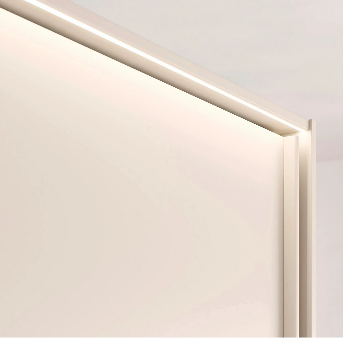 Rauch Taro 2 Door Sliding Wardrobe Passepartout Frame Closeup view