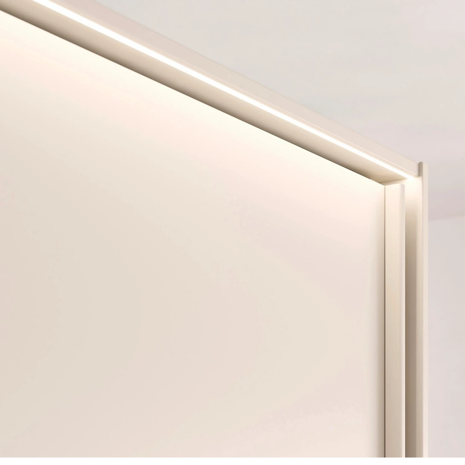 Rauch Taro 2 Door Sliding Wardrobe Passepartout Frame Closeup view