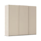 Rauch Taro 3 Door Sliding Wardrobe in Champagne finish 