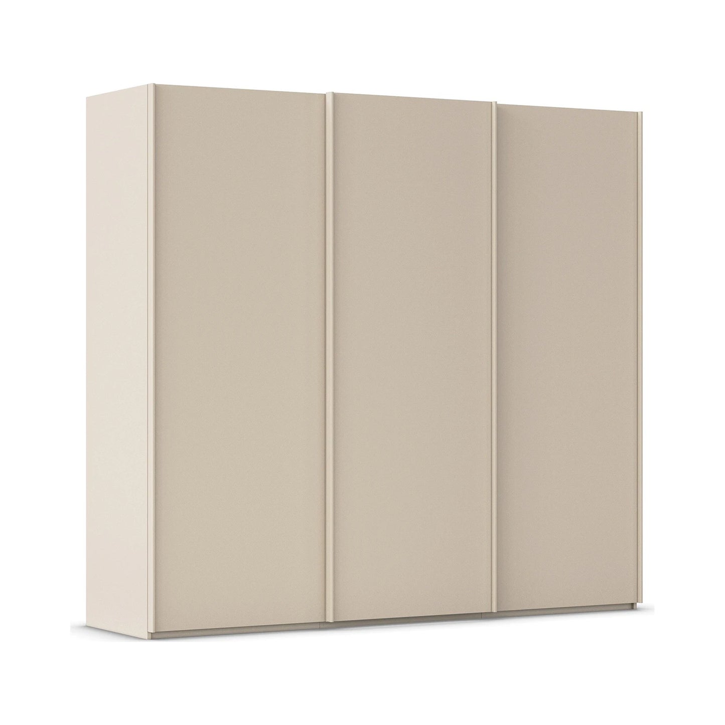 Rauch Taro 3 Door Sliding Wardrobe in Champagne finish 