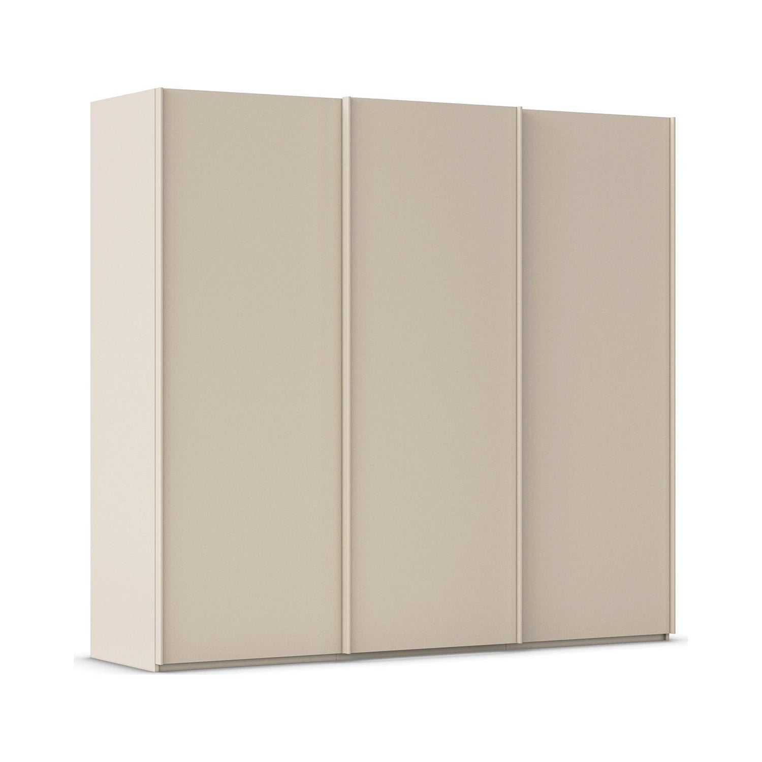 Rauch Taro 3 Door Sliding Wardrobe in Champagne finish 