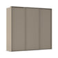 Rauch Taro 3 Door Sliding Wardrobe in Fango with passepartout frame