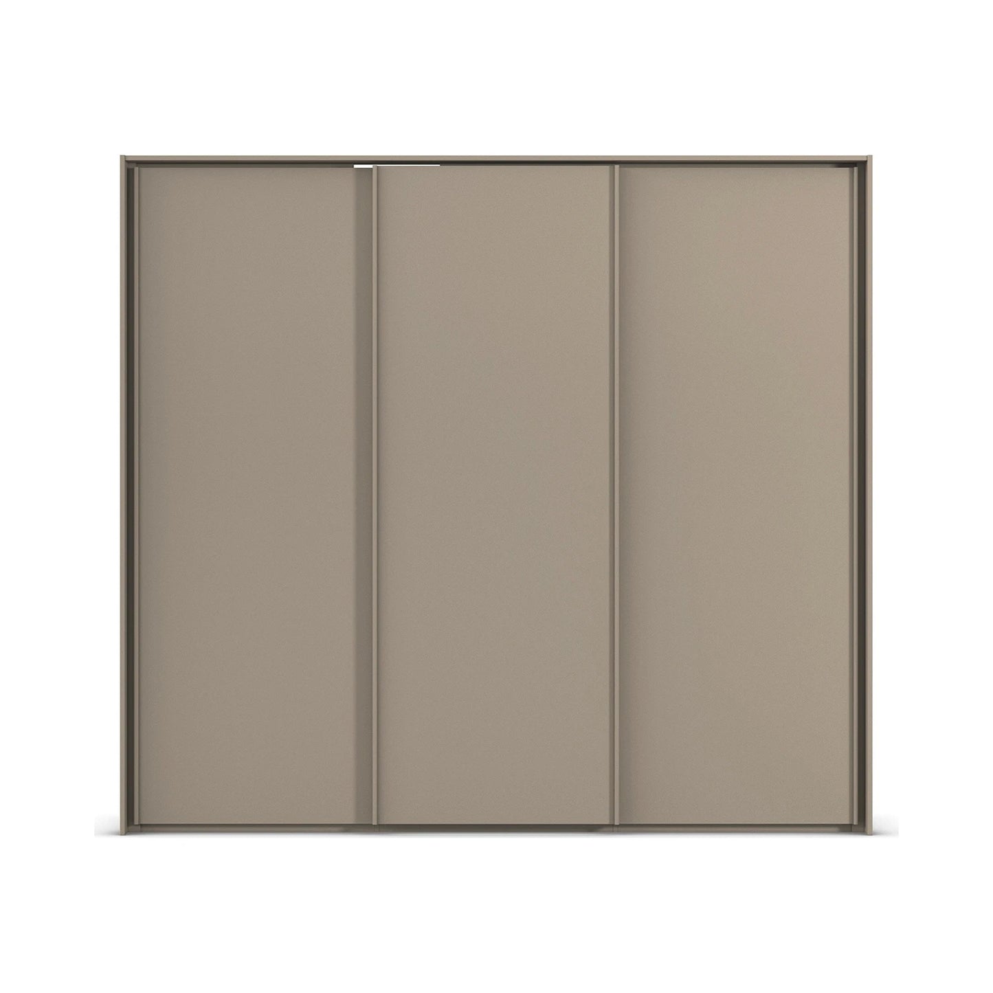 Rauch Taro 3 Door Sliding Wardrobe in Fango finish front view