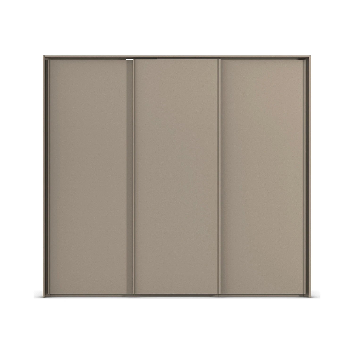 Rauch Taro 3 Door Sliding Wardrobe in Fango finish front view