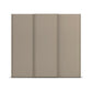 Rauch Taro 3 Door Sliding Wardrobe in Fango finish front view