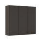 Rauch Taro 3 Door Sliding Wardrobe in Graphite finish 