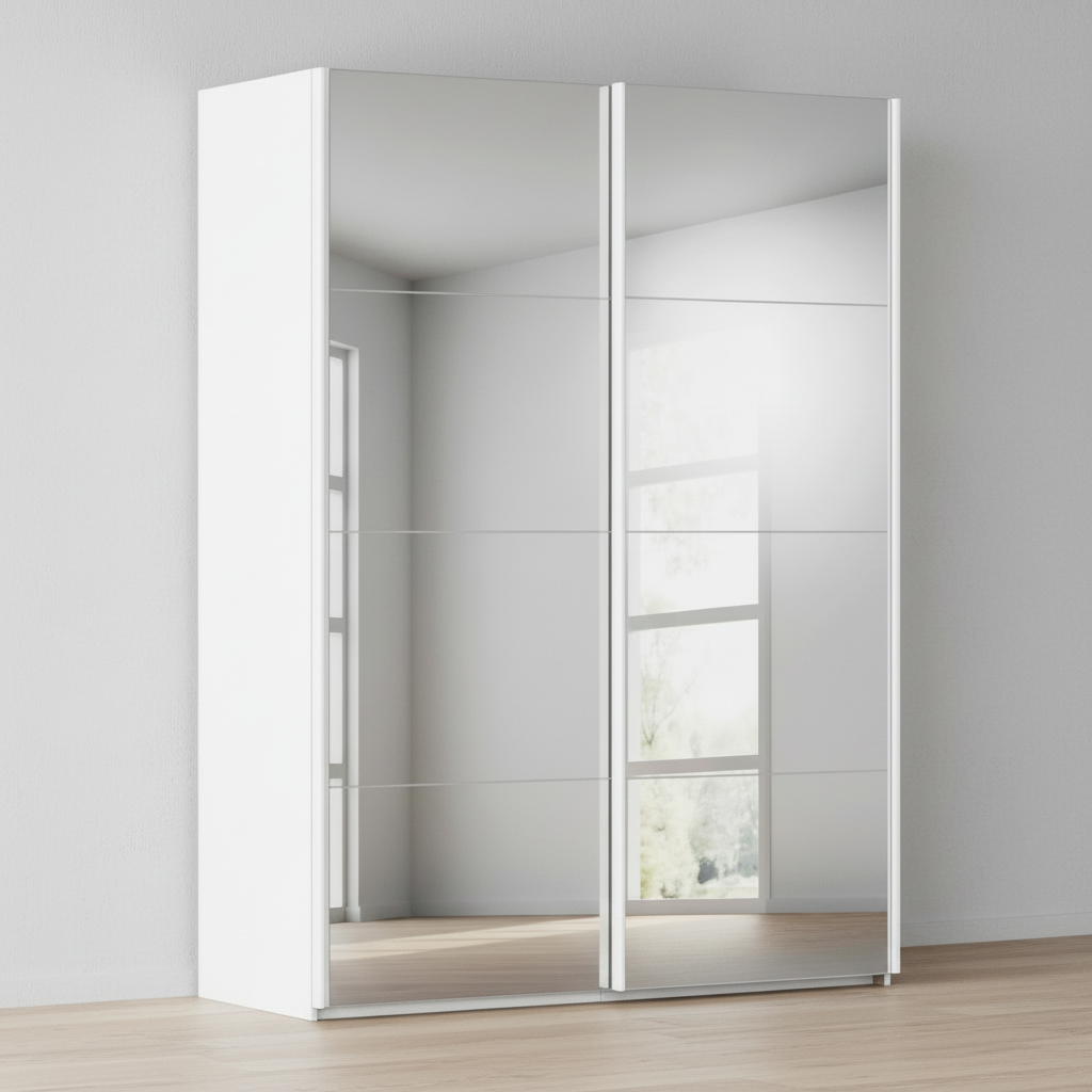 Rauch Tara 2 Door Full Mirror Sliding Wardrobe