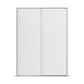 Rauch Taro 2 Door Sliding Wardrobe in Alpine White finish with Aluminium Handle