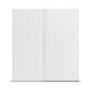 Rauch Taro 2 Door Sliding Wardrobe in Alpine White finish front view